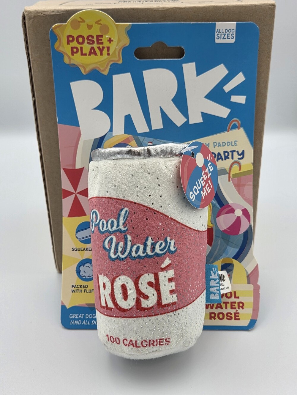 Bark Box Pool Water Rose Dog Toy Nwt